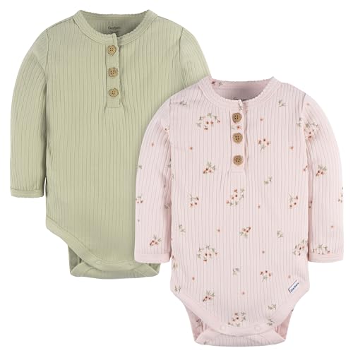 Gerber baby-girls Baby Boys' and Baby Girls' 2-pack Bodysuits