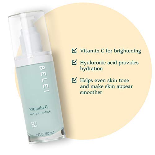 Belei by Amazon: Vitamin C Moisturizer, Fragrance Free, Paraben Free, 2 Fluid Ounce (60 mL)