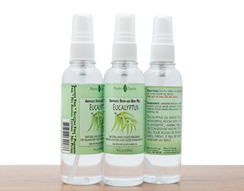 Positive Essence Eucalyptus Linen and Room Spray, Natural Aromatic Mist Made with Pure Eucalyptus Es - //medicalbooks.filipinodoctors.org