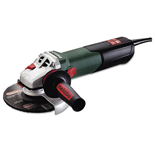 Amoladoras angulares Metabo WE15-150Q de 6 , 13,5 A, 9600 RPM, interruptor deslizante con bloqueo, número de modelo: 469-WE15-150Q