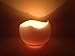 Natural & Unscented White Soy Pillar Ball Candle by ILY Nature's Light 120 Hour Burn Time 4.75 Inch 2 lb. Grown and Made in the USA