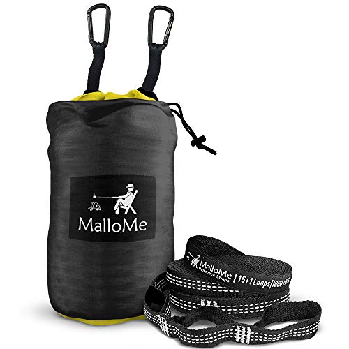image for MalloMe Double & Single Portable Camping Hammock - Parachute Lightweig
