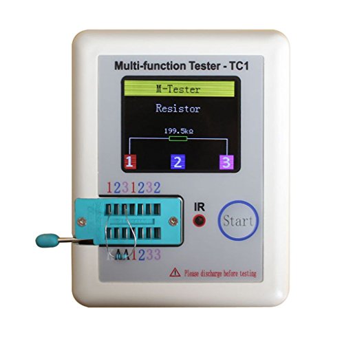 TFT Transistor Tester Capacitance Meter LCR ESR NPN PNP Capacitor Checker Detector USB Charging LCR-TC1 Stevlogs