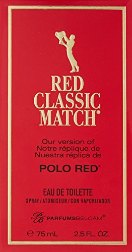 Red Classic Match, version of Polo Red Eau de Toilette Spray for Men - Thumbnail 2