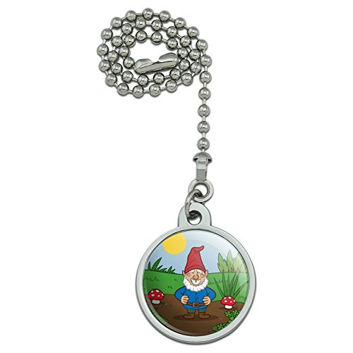 GRAPHICS & MORE Garden Gnome Toadstools Ceiling Fan Light Pull Chain