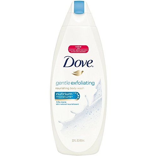 Dove Gentle Exfoliating Nourishing Body Wash 22 oz (Pack of 4)