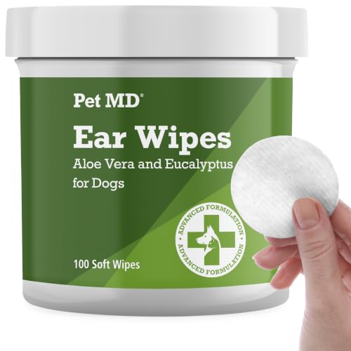 Pet MD Dog Ear Cleaning Wipes