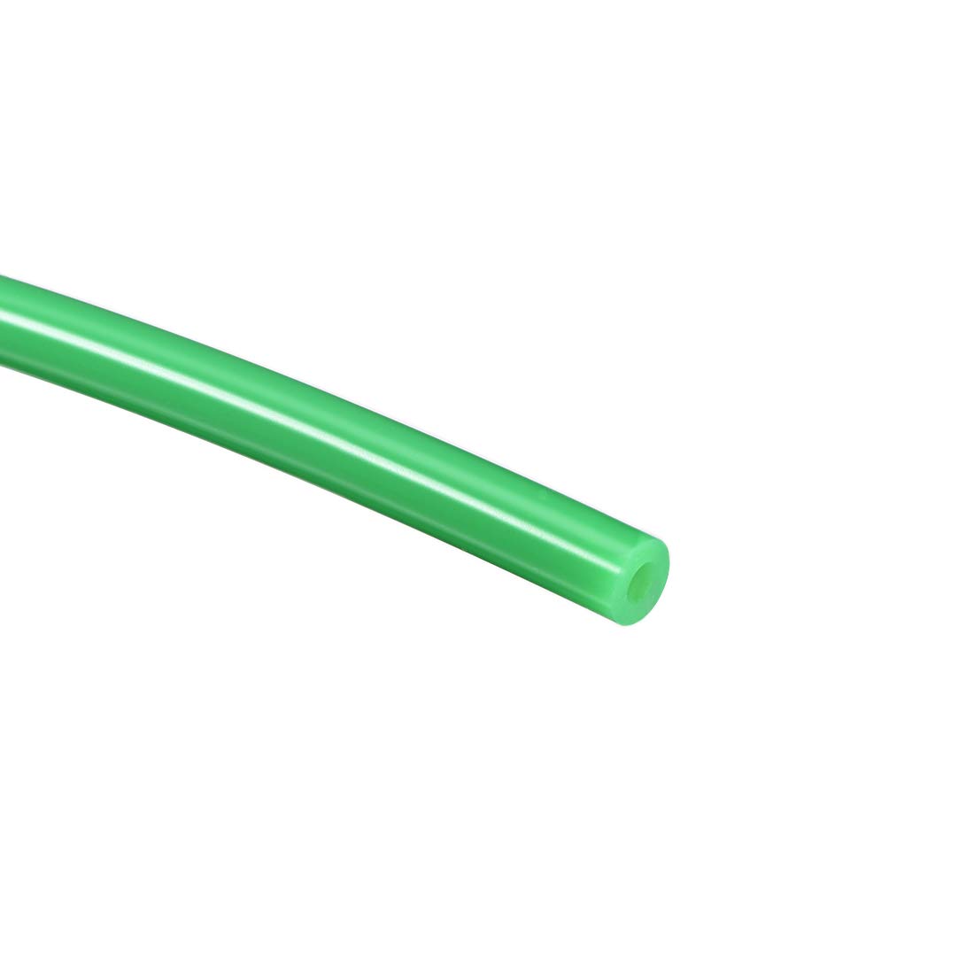 uxcell Silicone Tubing 5/32"(4mm) ID X 5/16"(8mm) OD 6.6ft(2m) Silicone Rubber Tube Air Hose Pipe for Pump Transfer Green