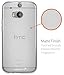 Fosmon DURA-FROST Smooth Durable & Flexible Slim Fit TPU Case Cover for 2014 HTC One (M8) - Retail Packaging (Clear)