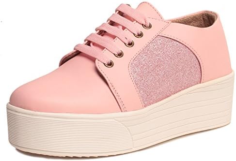 Klaur Melbourne Women's Pink Synthetic Sneakers