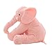 MorisMos Elephant Stuffed Animal Toy Plush Gifts Toy for Kids Gift 24 inch (60x45x25cm) (Pink)