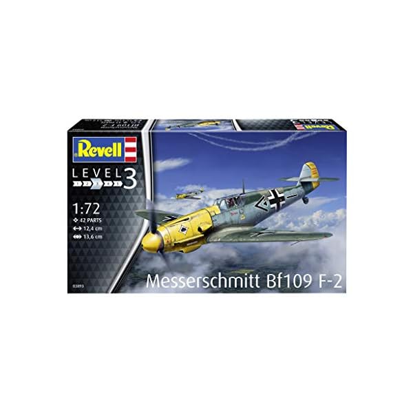 Revell REV-03893 Messerschmitt Bf109 F-2 Modelmaking, Mehrfarbig – Bild 3