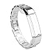 For Fitbit Alta Bands/Fitbit Alta hr, Wearlizer Metal Replacement Bands/Wristbands/Strap Assesories for Fitbit Alta Activity and Sleep Tracker, Decorate your Fitness Tracker Silver/Gold/RoseGold/Black