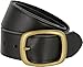 Tennessee Brass Buckle Leather Work and Uniform Casual Jean Belt for Men