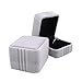 NUOLUX Ring Boxes Small Square Velvet Ring Box Jewelry Storage for Wedding (Grey)