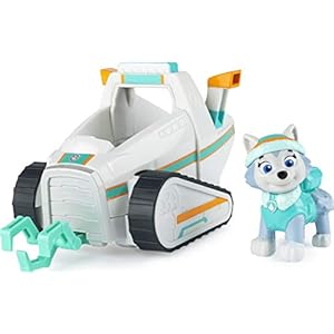 Paw Patrol Everest’s Snow Plough Vehicle with Collectible Figure, for Kids Aged 3 and Up