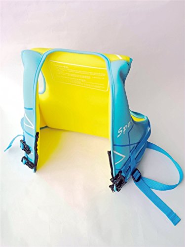 Rayma-2016-Children-Swimwear-Folding-Life-Vest-For-Water-Sports-Games-As-A-Buoyant-aid-tool-Geometric-Pattern-Colour-Bright-Blueyellow-For-6-8-Years-Old-Child-size-Large Rayma-2016-Children-Swimwear-Folding-Life-Vest-For-Water-Sports-Games-As-A-Buoyant-aid-tool-Geometric-Pattern-Colour-Bright-Blueyellow-For-6-8-Years-Old-Child-size-Large
