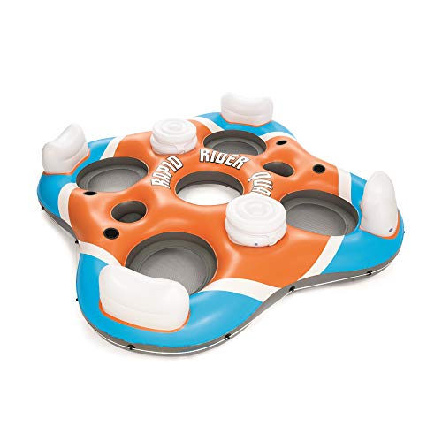 Bestway Rapid Rider X4 Inflatable 4-Person Floating Island Seat (821808431151)