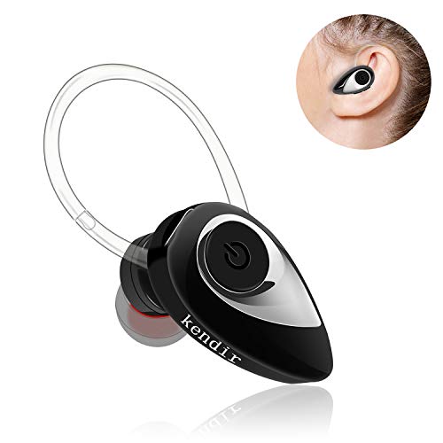 Bluetooth Earbud with 8 Hours Playtime Kendir V4.2 Mini Wireless Bluetooth Earpiece  with Mic Noise Cancelling Hands-Free  Ear-hook Carrying Case Sports Headset for ios Android Cell Phones