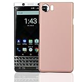Blackberry KEYone Case, Mustaner Smooth Hard Case Slim Ultra Thin Lightweight Defense Case For Blackberry KEYone Mercury (Rose Gold)