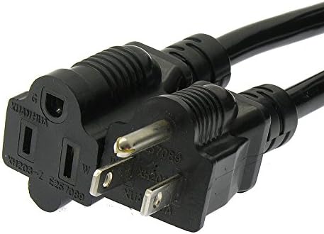 EZ Mounts - 16 AWG Premium Extension Cable Electrical Cord 3 Prong 16/3 1 ft 3 6 feet 10 15 foot 25 (1ft)