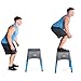 Fuel Pureformance Adjustable Plyometrics Box, blue, black