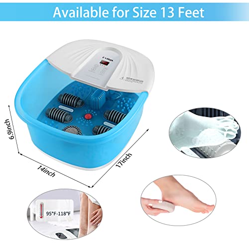 Ovitus Foot Spa Bath Massager with Heat and Massage Rollers, Foot Bath