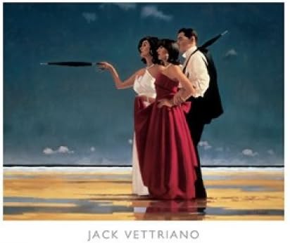 The Singing Butler Jack Vettriano Print Poster Love Romance Dancing Beach 32x24