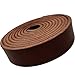 TOFL Genuine Top-Grain Leather Strap | 72 Inches Long | 1 Inch Wide | 9/64 Inch Thick (8-9 oz) | 1 Leather Strip for DIY Arts & Craft Projects, Clothing, Jewelry, Wrapping | Burgundy