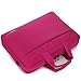 BRINCH 15.6 Inch Oxford Fabric Lightweight Laptop Shoulder Case Messenger Bag for 15-15.6 Inch Laptop/Notebook/MacBook/Chromebook Computers with Shoulder Strap Handle and Pockets (Pink)