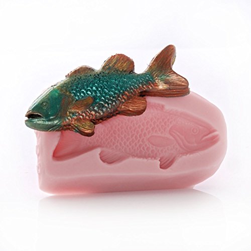 Small Fish Shaped Silicone Mold Food Safe Fondant, Chocolate, Candy, Resin, Polymer Clay, Craft, Jewelry Food Mold.