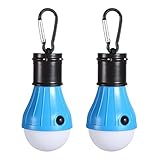 LED Camping Light [2 Pack or 4 Pack] Doukey Portable LED Tent Lantern 4 Modes for Backpacking Camping Hiking Fishing Emergency Light Battery Powered Lamp for Outdoor and Indoor