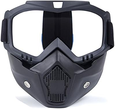 Off-Road Anti-Fog Motorcycle Goggles Motocross ATV Dirt Bike Off Road Racing Goggles Helmet Glasses Face Mask Grey Mercury High-definition Lenses