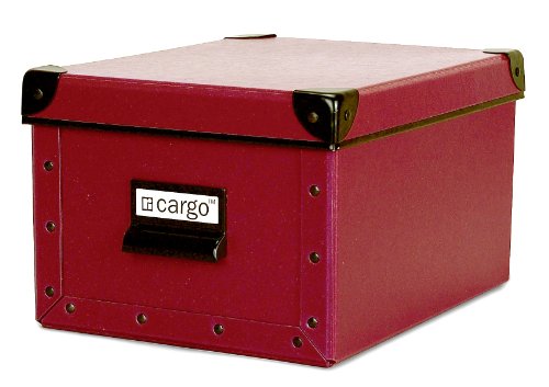 Cargo Naturals Media Storage Box, Red Spice, 6 by 10-1/4 by 8-Inch