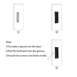 Kindoodos Recessed Door Handles Finger Flush