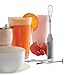 5pc Deluxe Cordless Mini Mixer - Mix Whip Stir Blend Beat Drink Frother
