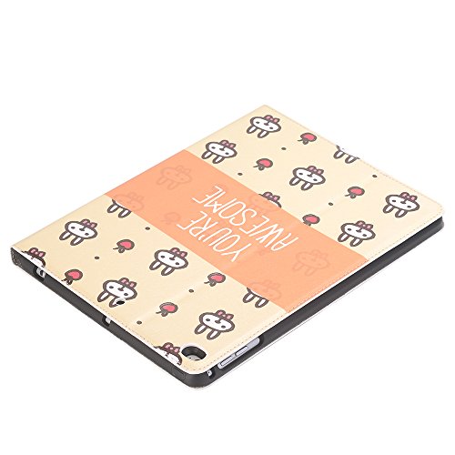 Sammid Cute iPad 2105/2017 Pro 12.9 Case for Women, Premium PU Leather Flip Folio Stand Case with Pen Holder Slot,for Apple iPad 2105/2017 Pro 12.9
