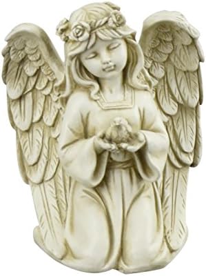 Red Carpet Studios 20503 Statuary Kneeling Angel with Dove