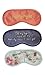 Diny Home & Style Set of 3 Poly Satin Printed Sleep Eye Mask Travel