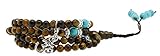 Yoga Meditation Simulated Tiger Eye 108 Prayer Beads Mala Wrap Bracelet or Necklace