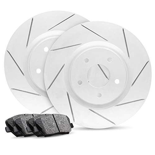 R1 Concepts Rear Brake Kit Fits 2004-2010 Toyota Sienna| Ceramic Brake Pads and…