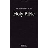 NIV, Pew and Worship Bible, Large Print, Hardcover, Black, Comfort Print