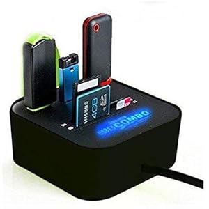 rts All in One Combo Card Reader for Pen Drive/Cameras/mobiles/PC/Laptop/Notebook/Tablet/or Docking Station/MP3s/PDAs…