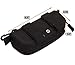 JADEDRAGON Eyeglasses Hard Case Anti-Shock Molle System Zipper Sunglasses Pouch Sunglasses Bag Cases Eye Glasses Box Holder with Clip (Black), Large
