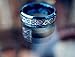 King Will 8mm Sliver Dragon Scale Tungsten Carbide Ring Purple Carbon Fibre Inlay Wedding Ring Comfort Fit 7.5