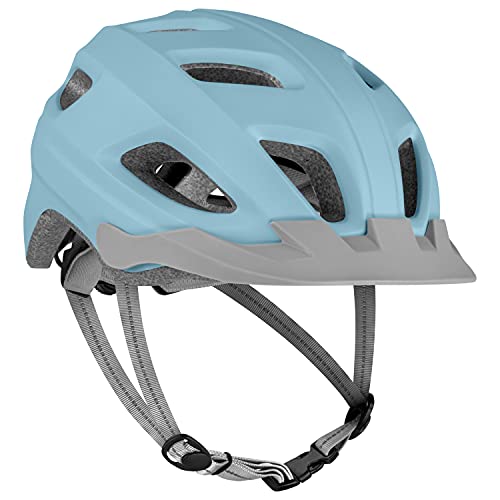 Retrospec Lennon Bike Helmet with LED Safety Light Adjustable Dial & Removable Visor