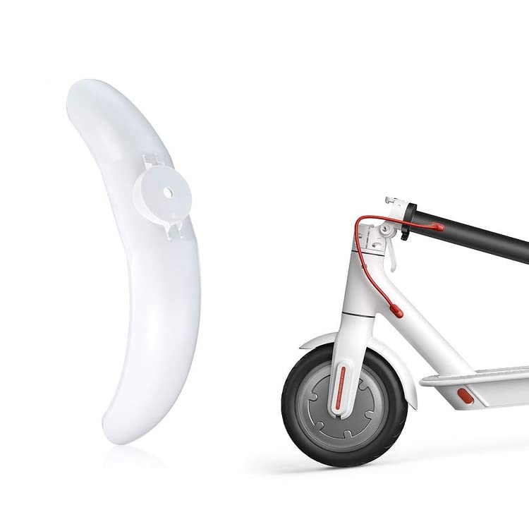 MotuTech Front Mudguard for Xiaomi M365 / Pro 1S Essential Pro2 Mi 3 Electric Scooter Mudguard Wing Replacement Accessory (White)