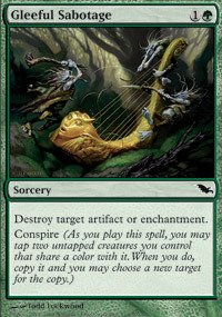 Magic: the Gathering - Gleeful Sabotage - Shadowmoor