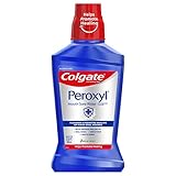 Colgate Peroxyl Mouth Sore Rinse, Mild Mint - 500mL, 16.9 fluid ounce