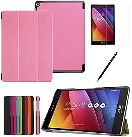 Amazon Asus Zenpad 10 Z300c Z300cl 3点セット 保護フィルム タッチペン 3つ折り スマート ケース エイスース ゼンパッド スタンドカバー 3つ折り ピンク タブレットケース 通販